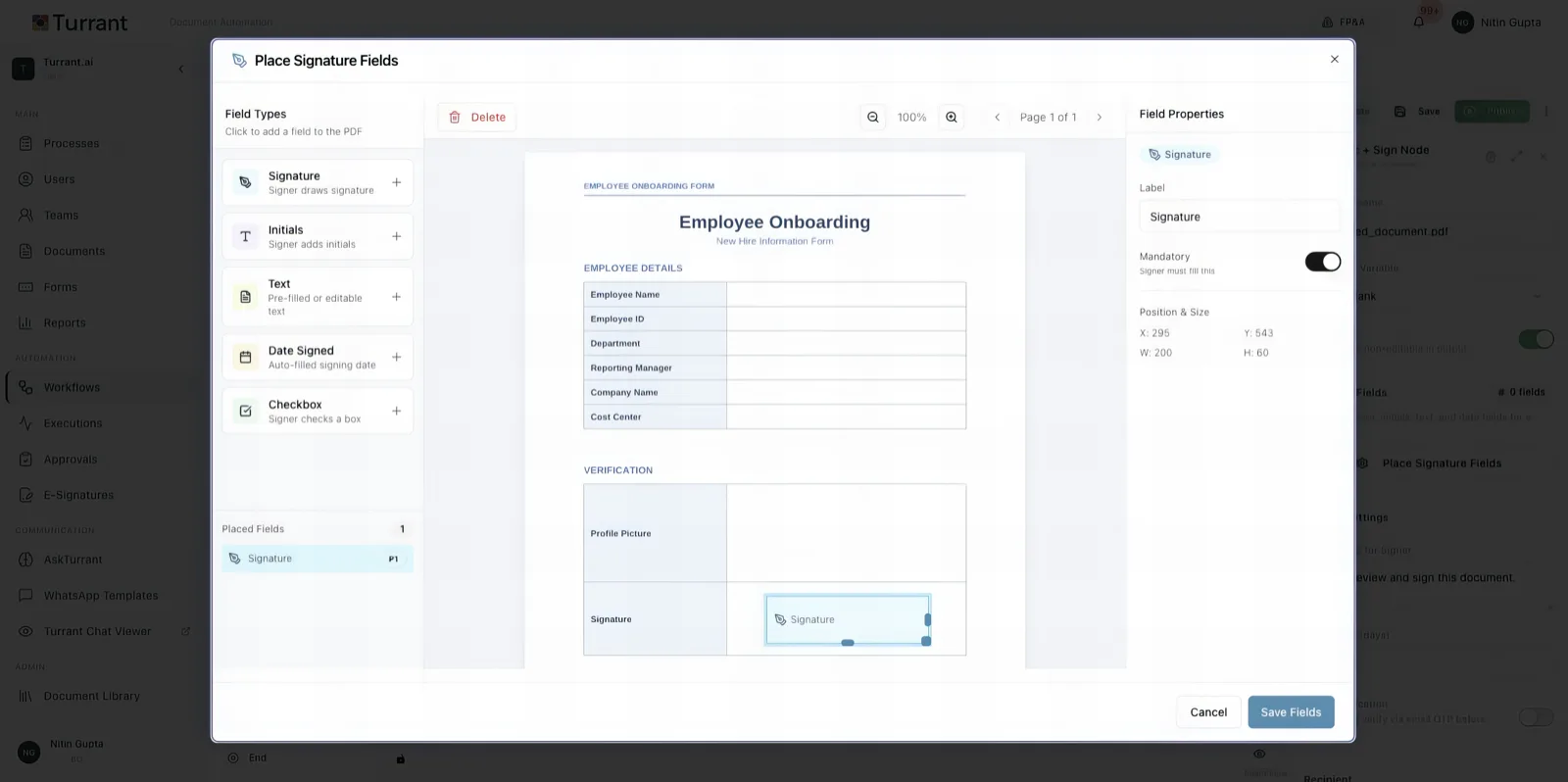 E-Signature PDF View
