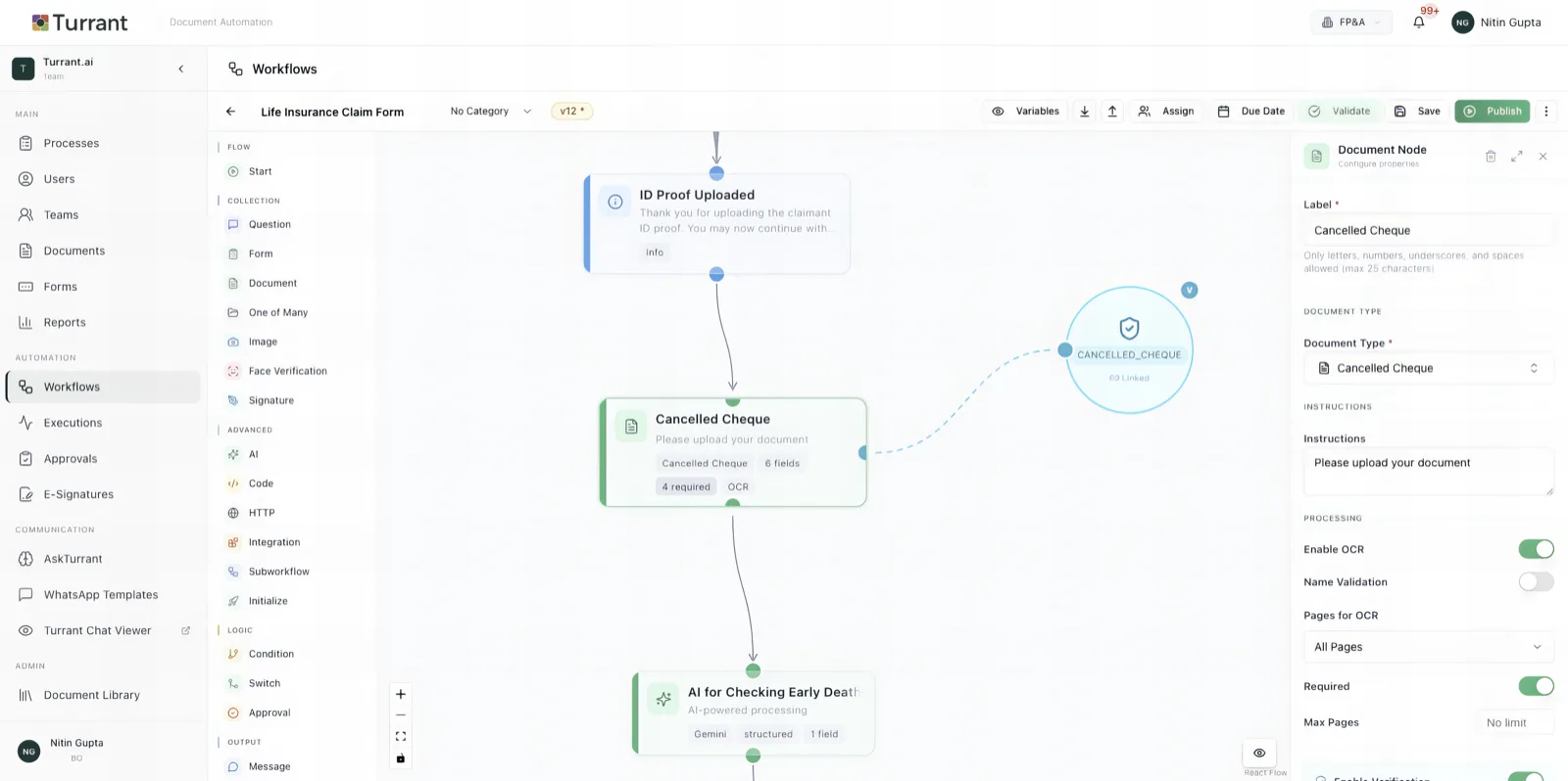 Process Step — AI Configuration